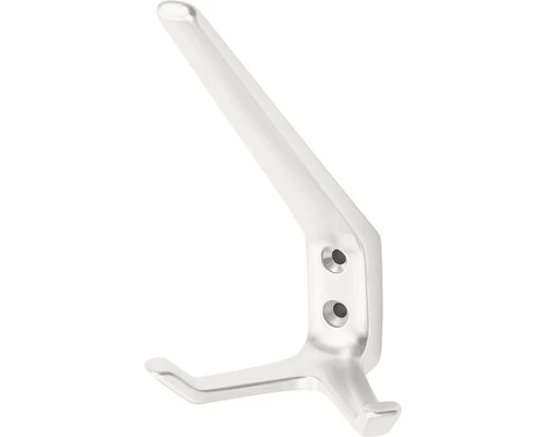 Starx HERMETA Garderobehaak Dubbel Recht Aluminium F1