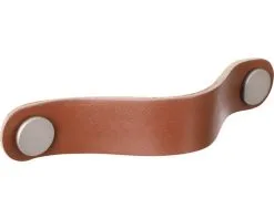 STARX Meubelgreep Leer 128x25mm Mm Cognac