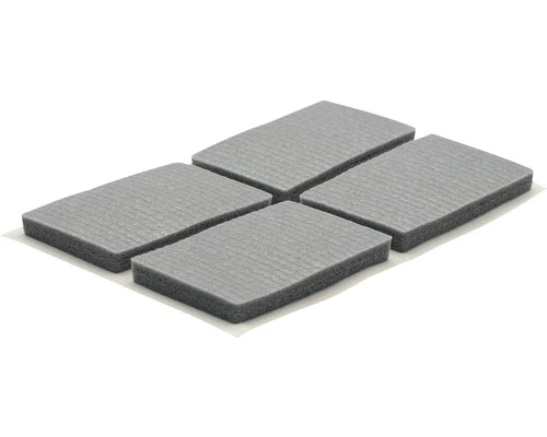 Wagner-System WAGNER Viltglijder EVA/PVC 32x22 Mm Grijs, 8 Stuks - Afbeelding 2