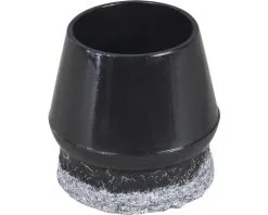 Wagner-System WAGNER Klemviltglijder Voor Buismeubelen 16-19 Mm Zwart, 4 Stuks