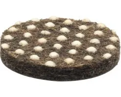 Wagner-System WAGNER Viltglijder Antislip PVC 19 Mm Bruin, 16 Stuks