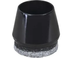 Wagner-System WAGNER Klemviltglijder Voor Buismeubelen 20-24 Mm Zwart, 4 Stuks