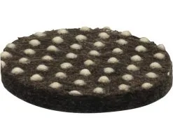 Wagner-System WAGNER Viltglijder Antislip PVC 22 Mm Bruin, 12 Stuks