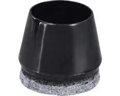 Wagner-System WAGNER Klemviltglijder Voor Buismeubelen 25-28 Mm Zwart, 4 Stuks