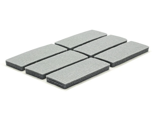 Wagner-System WAGNER Viltglijder EVA/PVC 44x16 Mm Grijs, 12 Stuks - Afbeelding 2