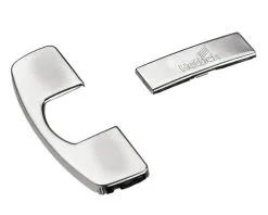 HETTICH Afdekplaat Voor Potscharnier Sensys Vernikkeld, 4 Stuks