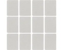 Viltglijder 36x22 Mm Wit Zelfklevend, 12 Stuks