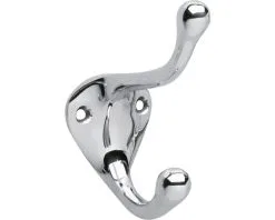 INTERSTEEL Garderobehaak Scheepsmodel Chroom Met 2 Haken