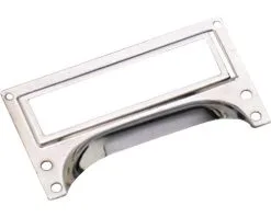 INTERSTEEL Etiketgreep 73 Mm Nikkel