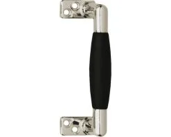 INTERSTEEL Meubelgreep Recht Nikkel Ebbenhout, 110 Mm