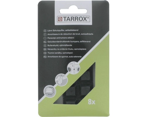 TARROX Meubelglijder Kunststof 18x18 Mm Zwart 8 Stuks - Afbeelding 3