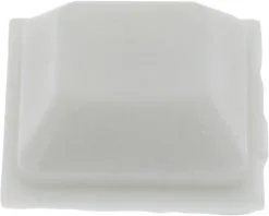 TARROX Meubelglijder Kunststof 18x18 Mm Wit 8 Stuks