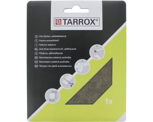 TARROX Antikras Vilt Zelfklevend Bruin 90x100x6 Mm - Afbeelding 2