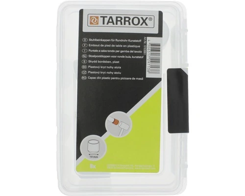 TARROX Stoelpootdop Rond Wit Ø 19 Mm, 8 Stuks - Afbeelding 3