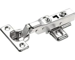 HETTICH Potscharnier Mini Half Voorliggend Vernikkeld