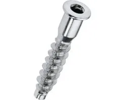 HETTICH Verbindingsschroef 7x40 Mm Verzinkt, 50 Stuks