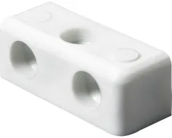 HETTICH Hoekverbinder Blok 35x12x12 Mm Wit, 20 Stuks