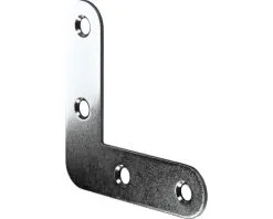 HETTICH Hoekverbinder Plat 60x60x16 Mm Verzinkt, 30 Stuks