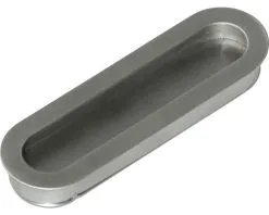 Schuifdeurkom RVS Geborsteld 130 Mm