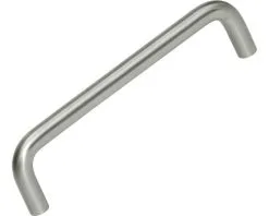 D-beugelgreep Roestvrij Staal Geborsteld, 128 Mm