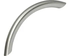 Booggreep Roestvrij Staal Geborsteld, 96 Mm