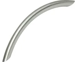 Booggreep Roestvrij Staal Geborsteld, 128 Mm