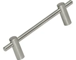 Stanggreep Roestvrij Staal Geborsteld, 96 Mm