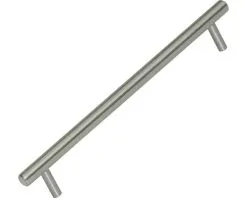 Stanggreep Roestvrij Staal Geborsteld, 128 Mm