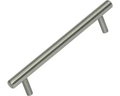 Stanggreep Roestvrij Staal Geborsteld, 160 Mm