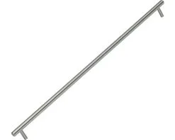 Stanggreep Roestvrij Staal Geborsteld, 448 Mm