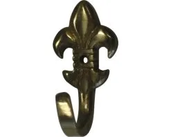 Garderobehaak Metaal Goud 42x20x19 Mm Met 1 Haak