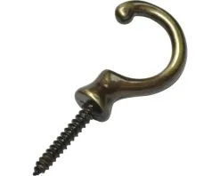 Garderobehaak Metaal Bruin 43x12x32 Mm Met 1 Haak