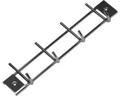 Kapstok Metaal Mat Chroom 320 Mm Met 4 Haken