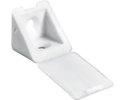 HETTICH Hoekverbinder, Kunststof Wit, 23x23x24 Mm, 20 Stuks