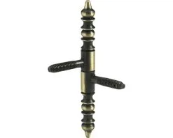 HETTICH Meubelscharnier Met Sierkop, Gebruineerd, Ø 9x66 Mm, 5 Stuks