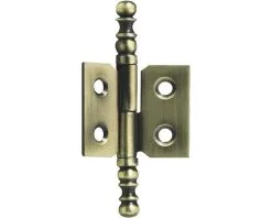 HETTICH Meubelscharnier Met Sierkop Linksdraaiend, Gebruineerd, Ø 30x40 Mm, 10 Stuks