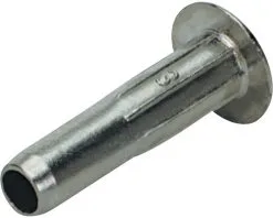 HETTICH Huls Voor Verbindingsschroef, Vernikkeld, M6, 50 Stuks