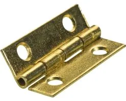 HETTICH Scharnier Smal, Vermessingd, 25x15 Mm, 20 Stuks
