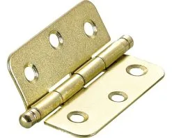 HETTICH Sierscharnier, Vermessingd, 50x40 Mm, 20 Stuks
