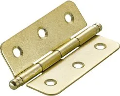 HETTICH Sierscharnier, Vermessingd, 60x40 Mm, 20 Stuks