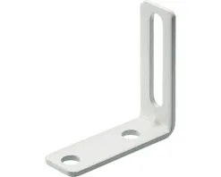 HETTICH Hoekverbinder Verstelbaar, Staal Wit, 55 X 55 X 20 Mm, 25 Stuks