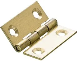 HETTICH Scharnier Smal, Messing 38x32 Mm, 10 Stuks