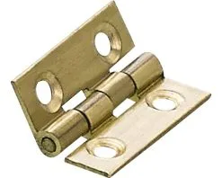 HETTICH Scharnier Smal, Messing 25x19 Mm, 20 Stuks