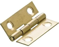 HETTICH Meubelscharnier Smal, Messing 38 X 25 Mm, 10 Stuks