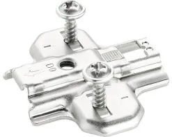 HETTICH Kruisplaat Voor Ø 35 Mm Potscharnieren, 2 Stuks