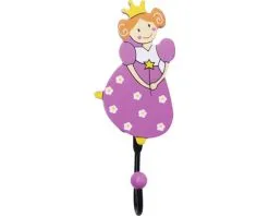 Kinderkapstok Prinses Bont 147x56x32 Mm Met 1 Haak